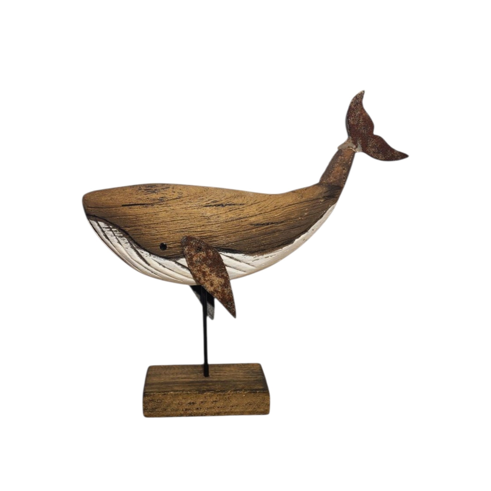 8" Whale On Stand