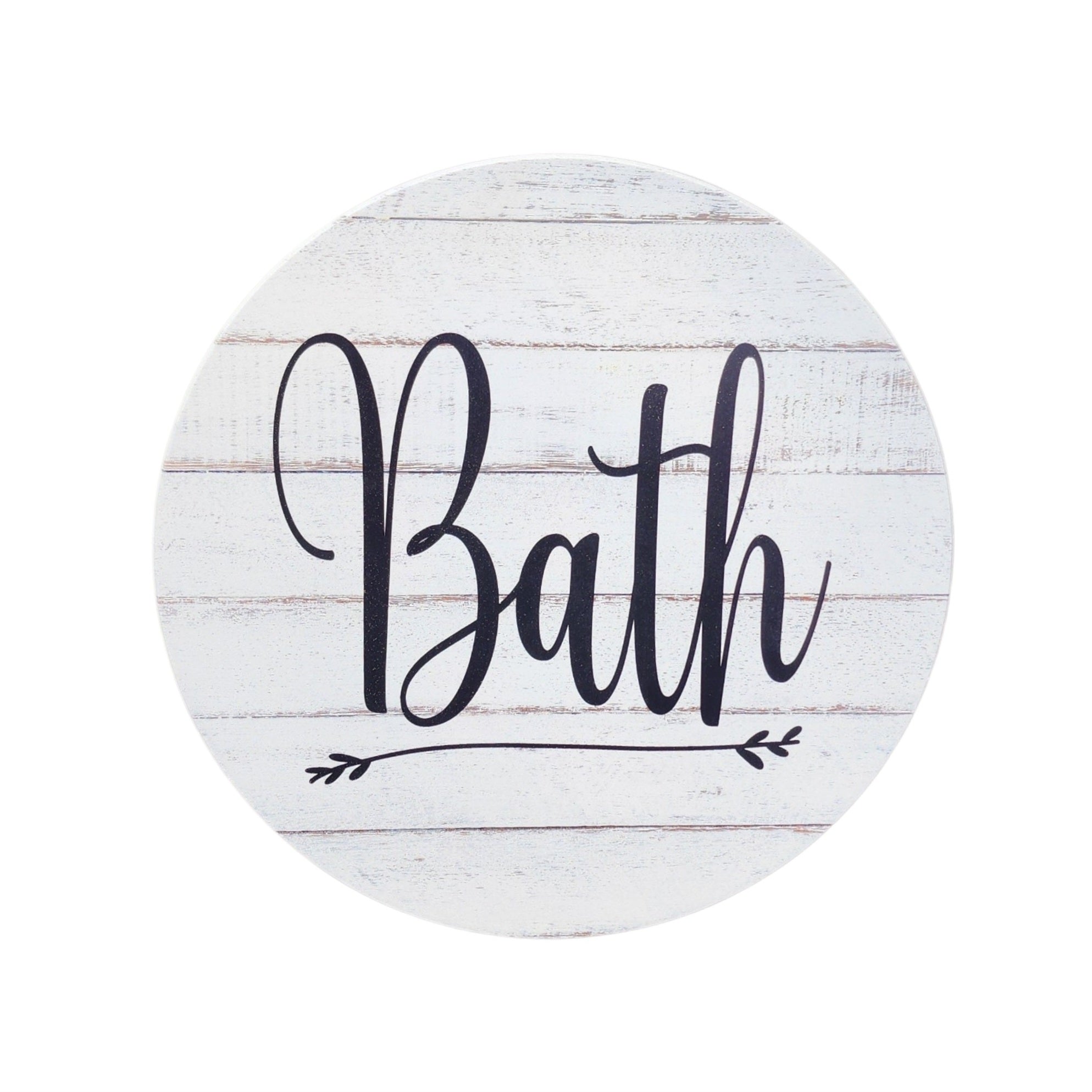 10" Round Sign Bath