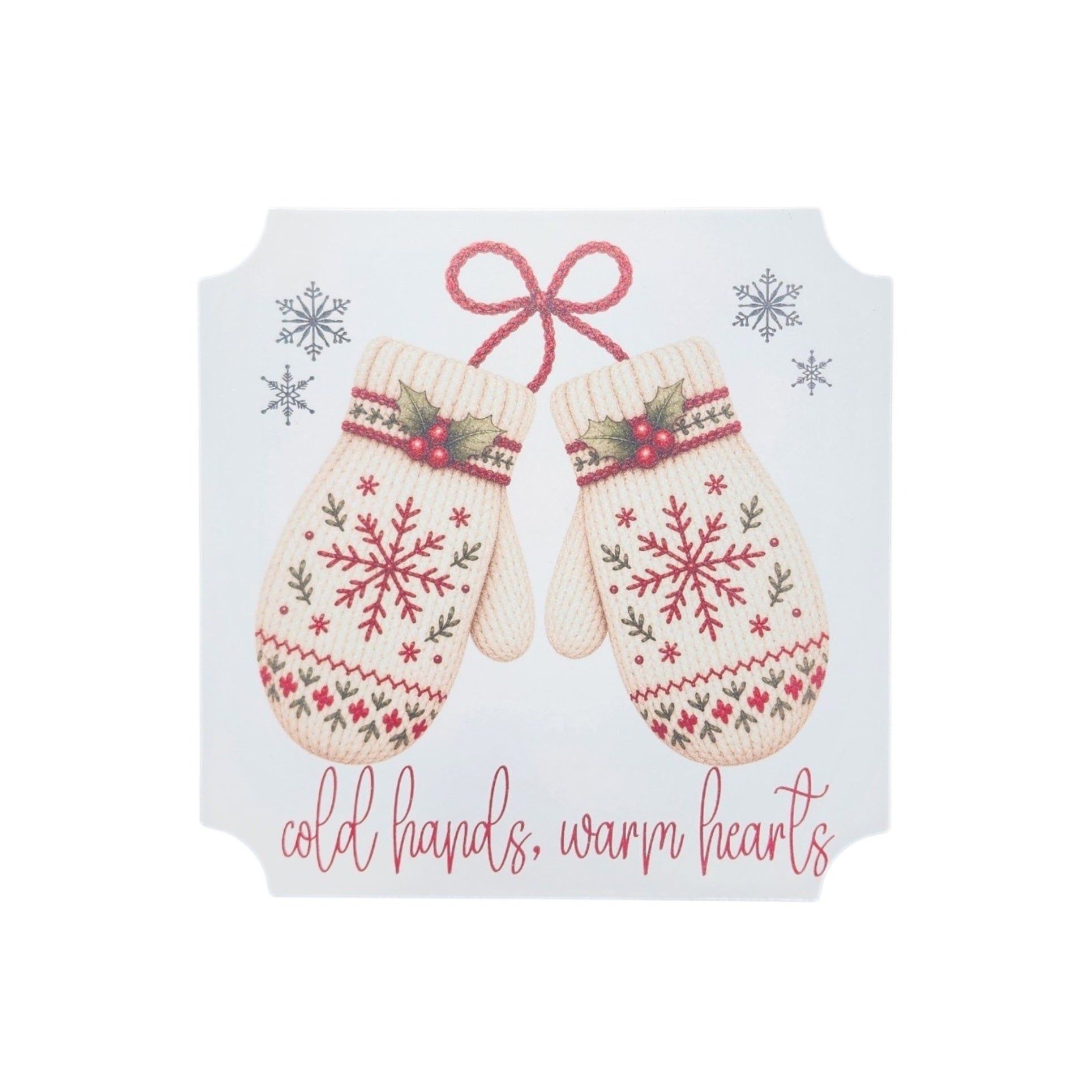 5x5 Sign Cold Hands Warm Hearts