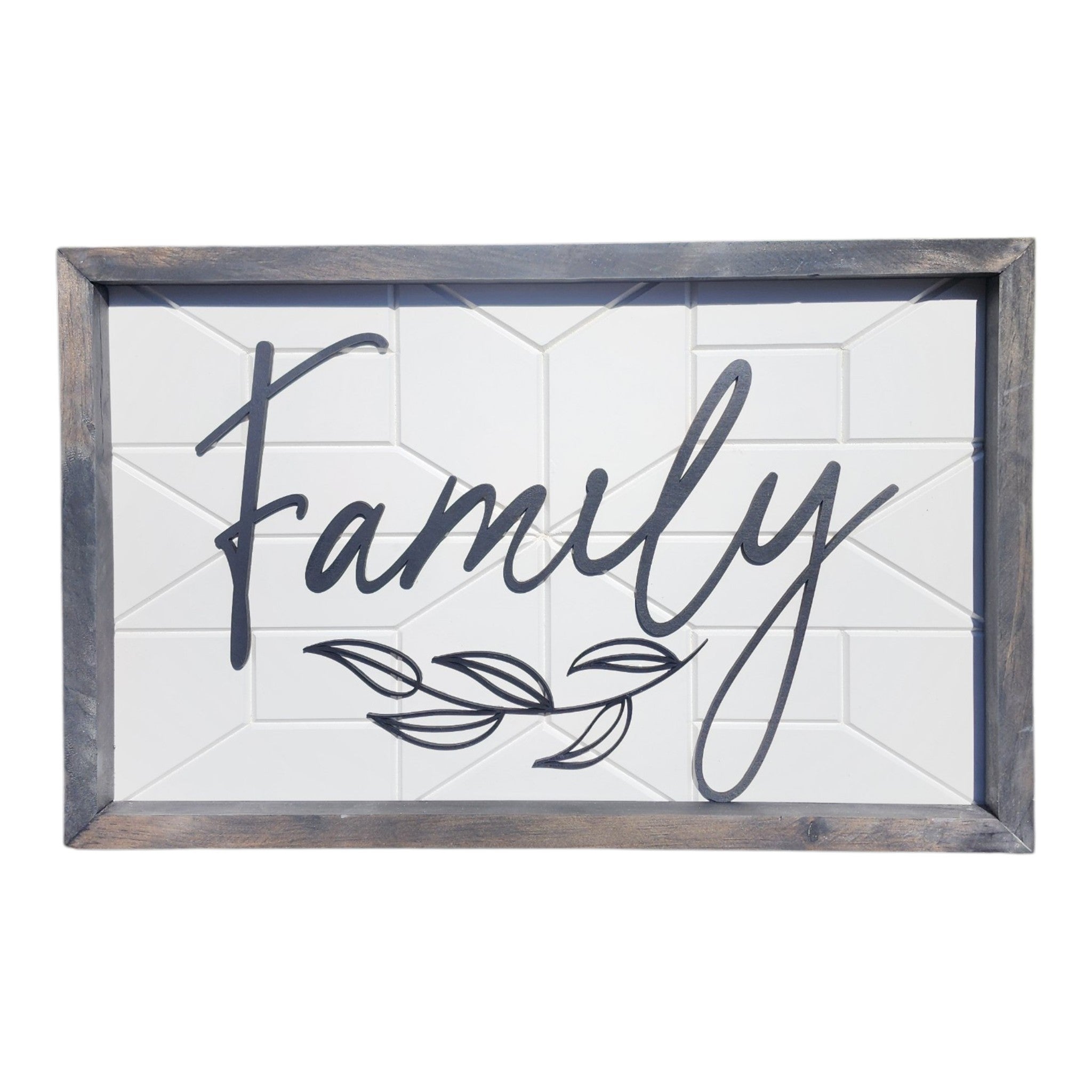 13x20.5 Framed Mosaic Family