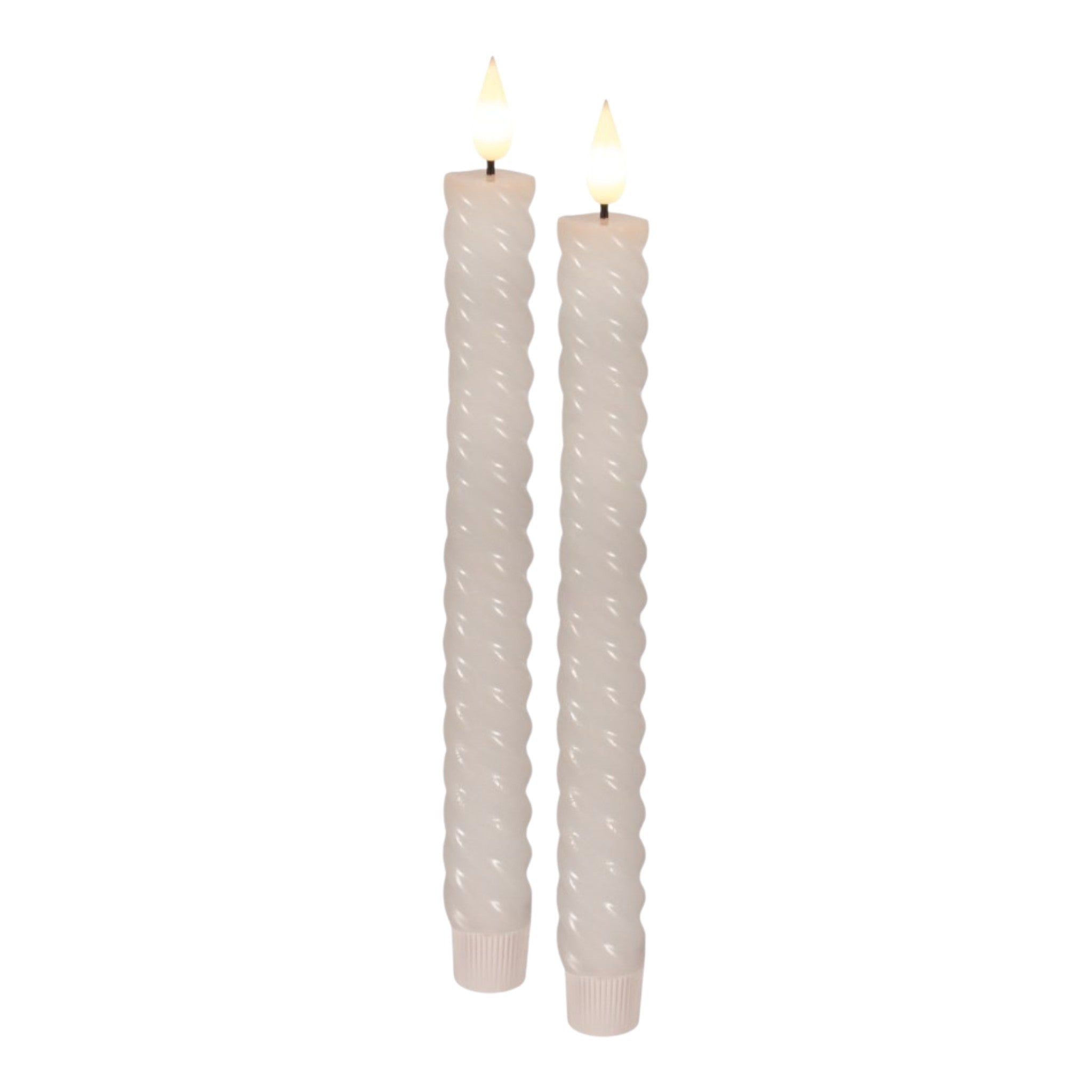 Twist Taper - White LED 10"