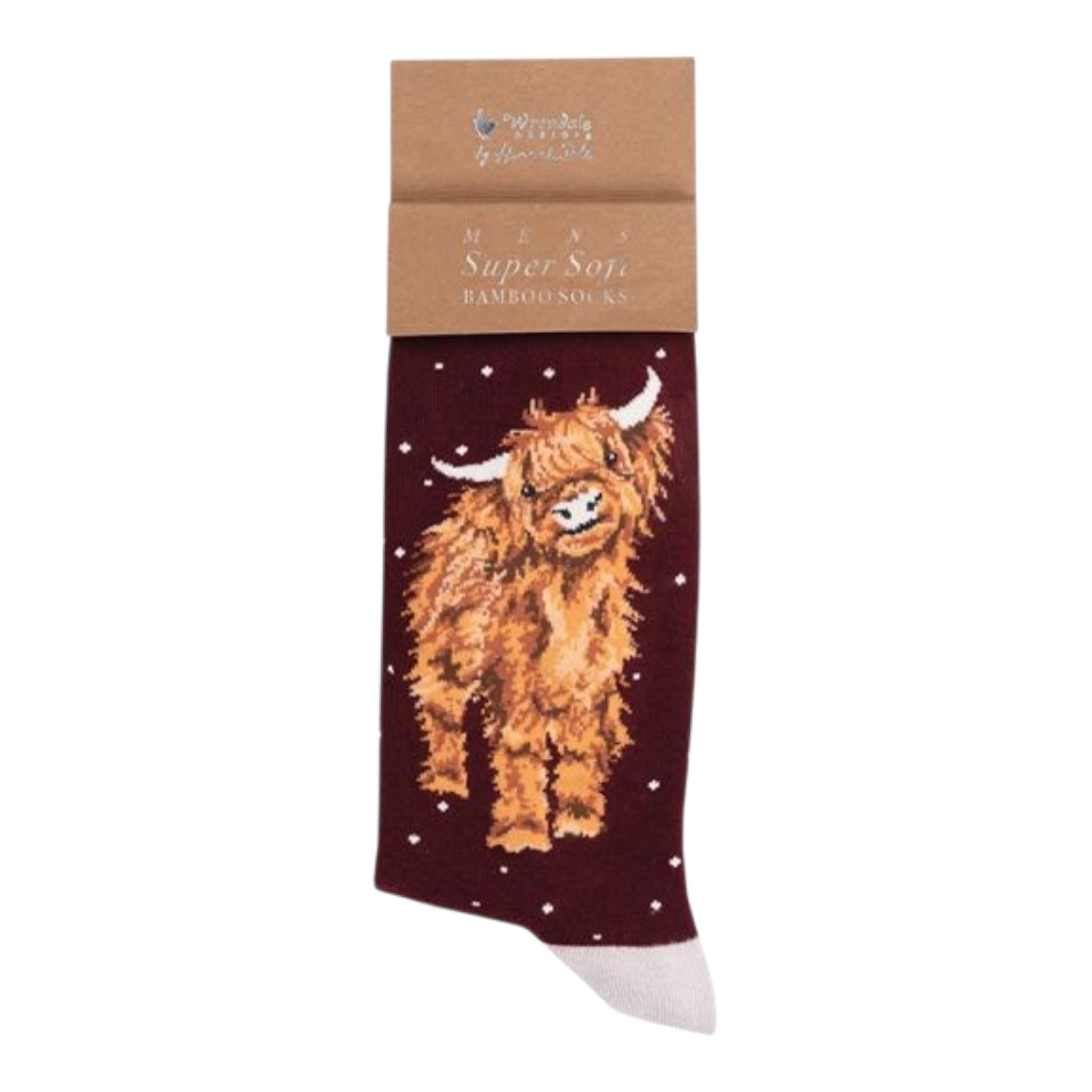 Highland Cow Christmas Sock A Highland Christmas
