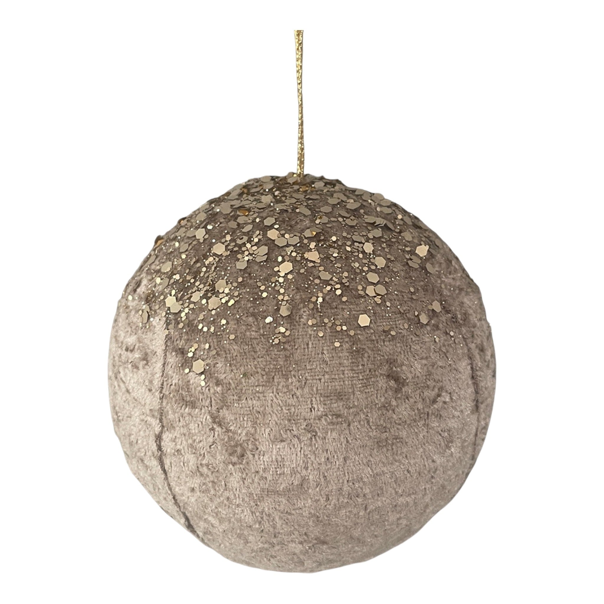 Ball Velvet Champagne w/Glitter