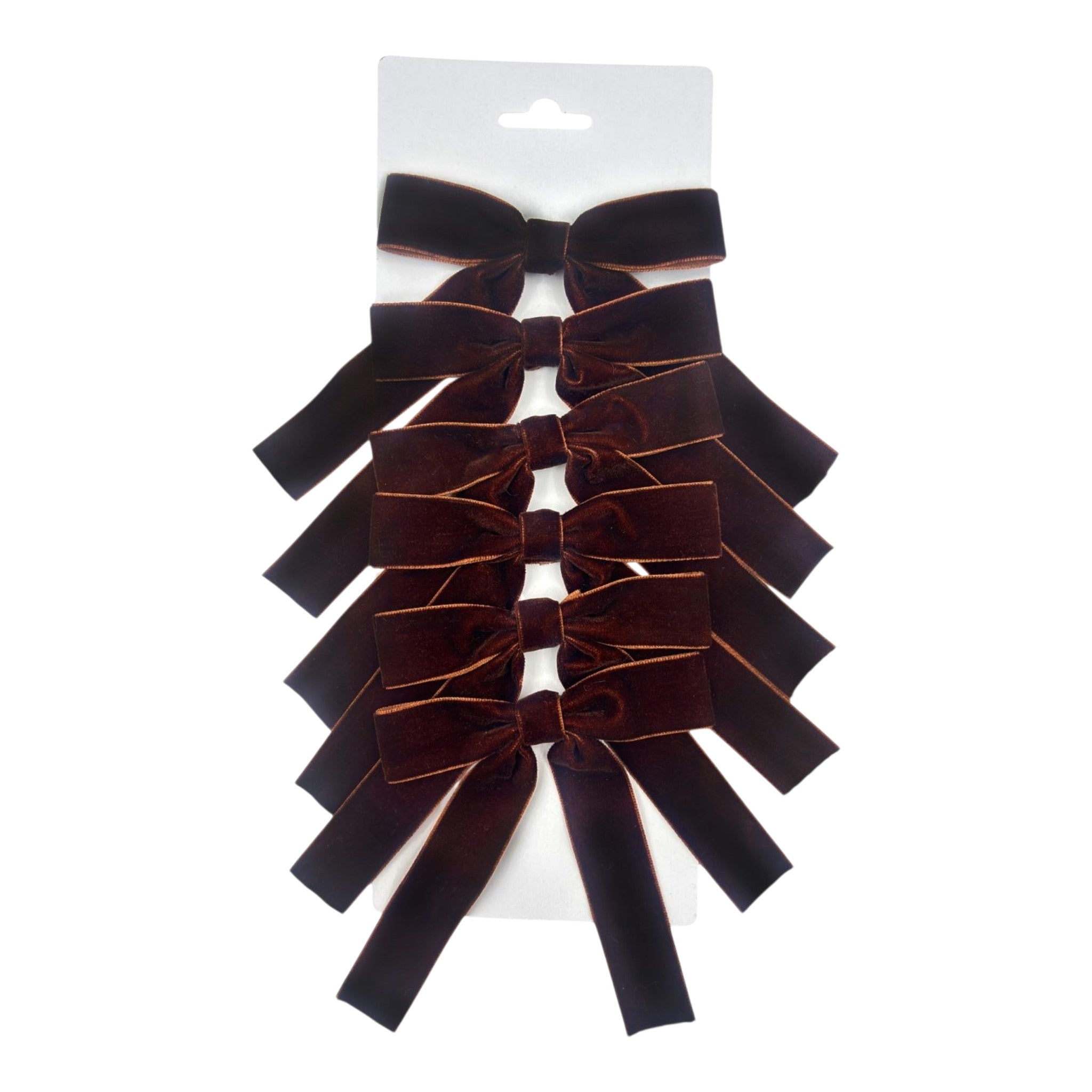 Bow Velvet Chocolate 5"x6.5" - 6 Pack