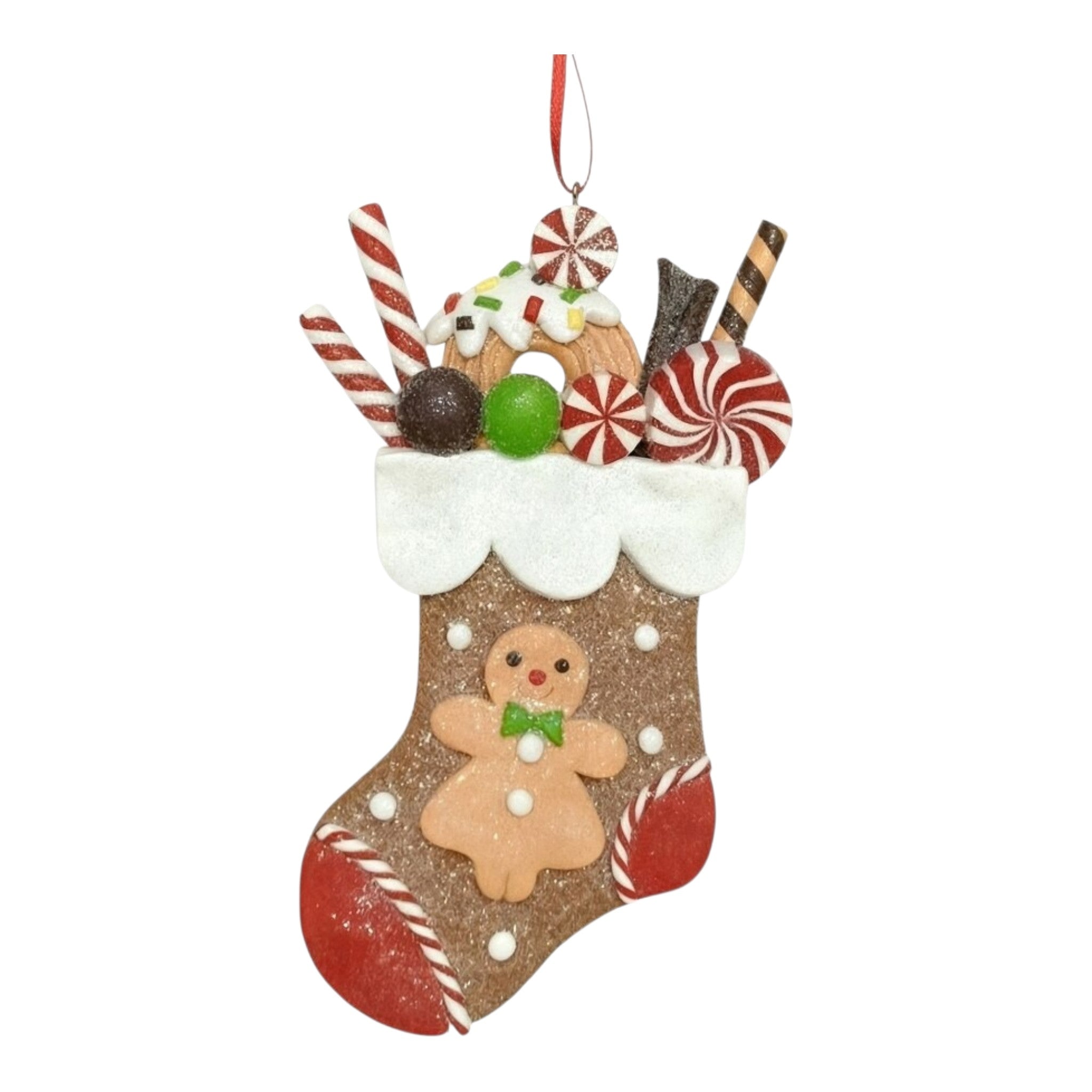 Ornament Stocking w/Candy 3"x5.5"