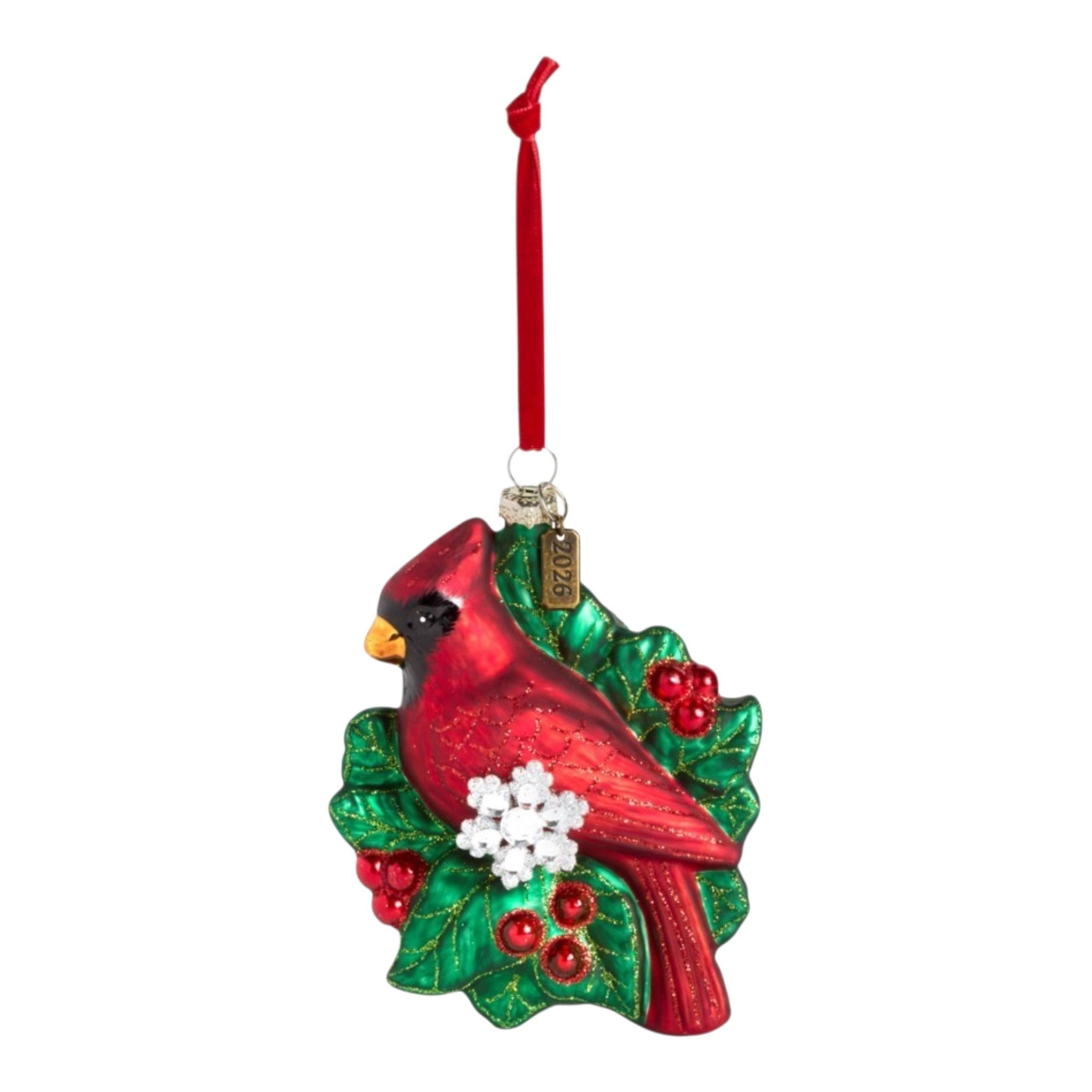 Ornament Cardinal Joy Blown Glass