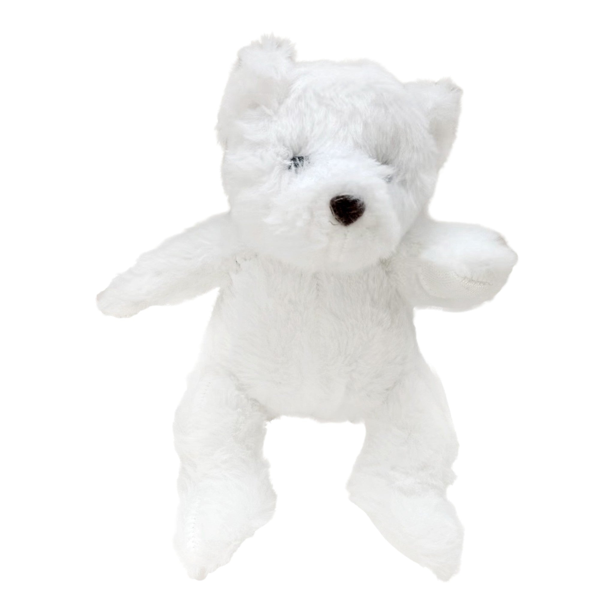 Teddy Bear Plush White 9.5"
