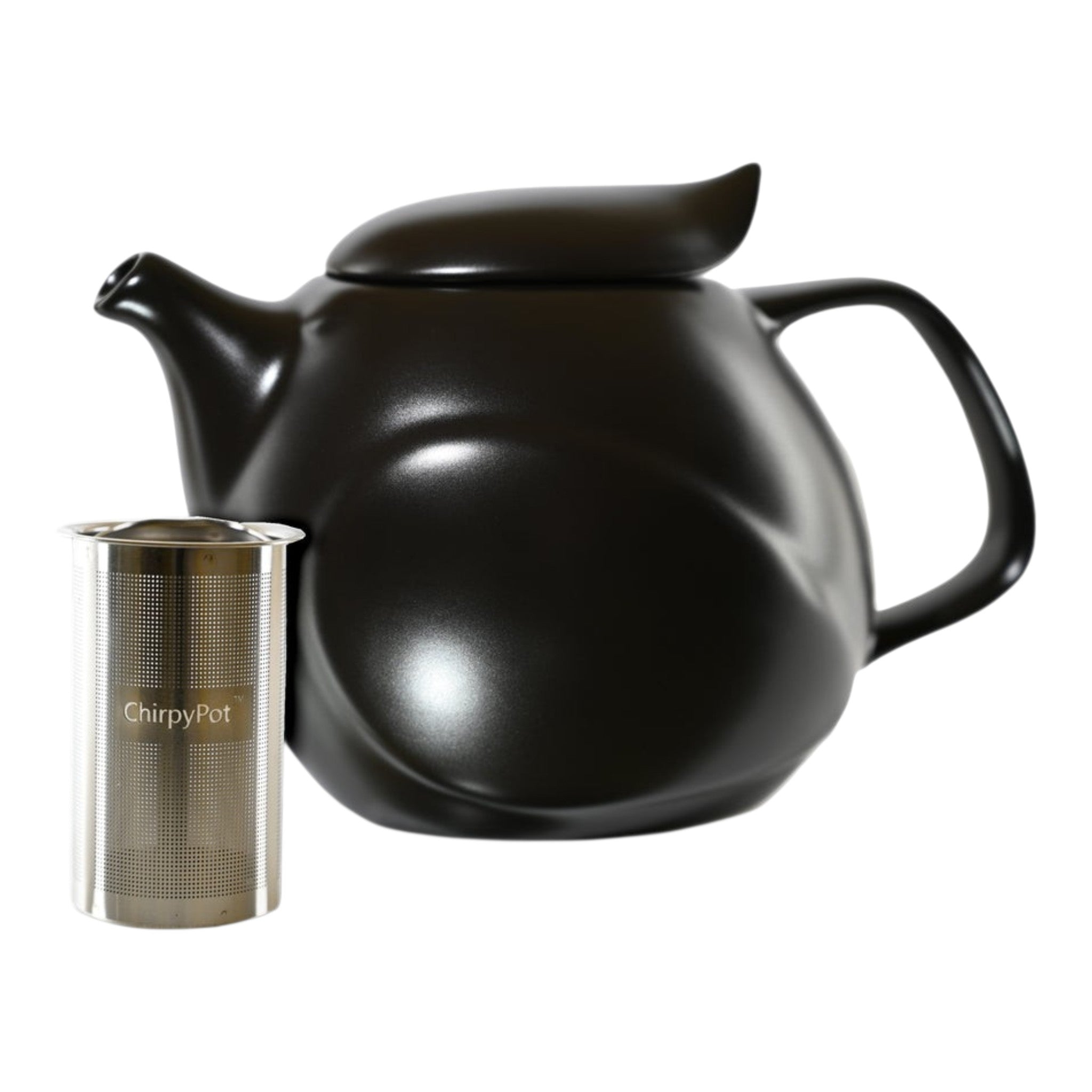 ChirpyPot Teapot- Matte Black