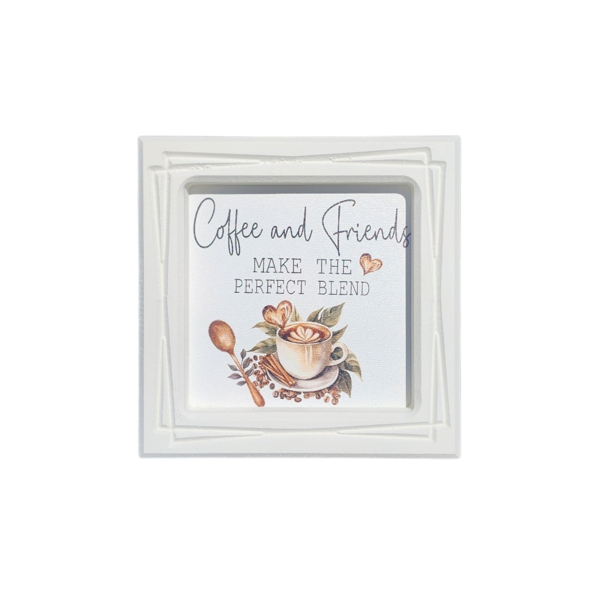 6x6 Framed Coffee and Friends