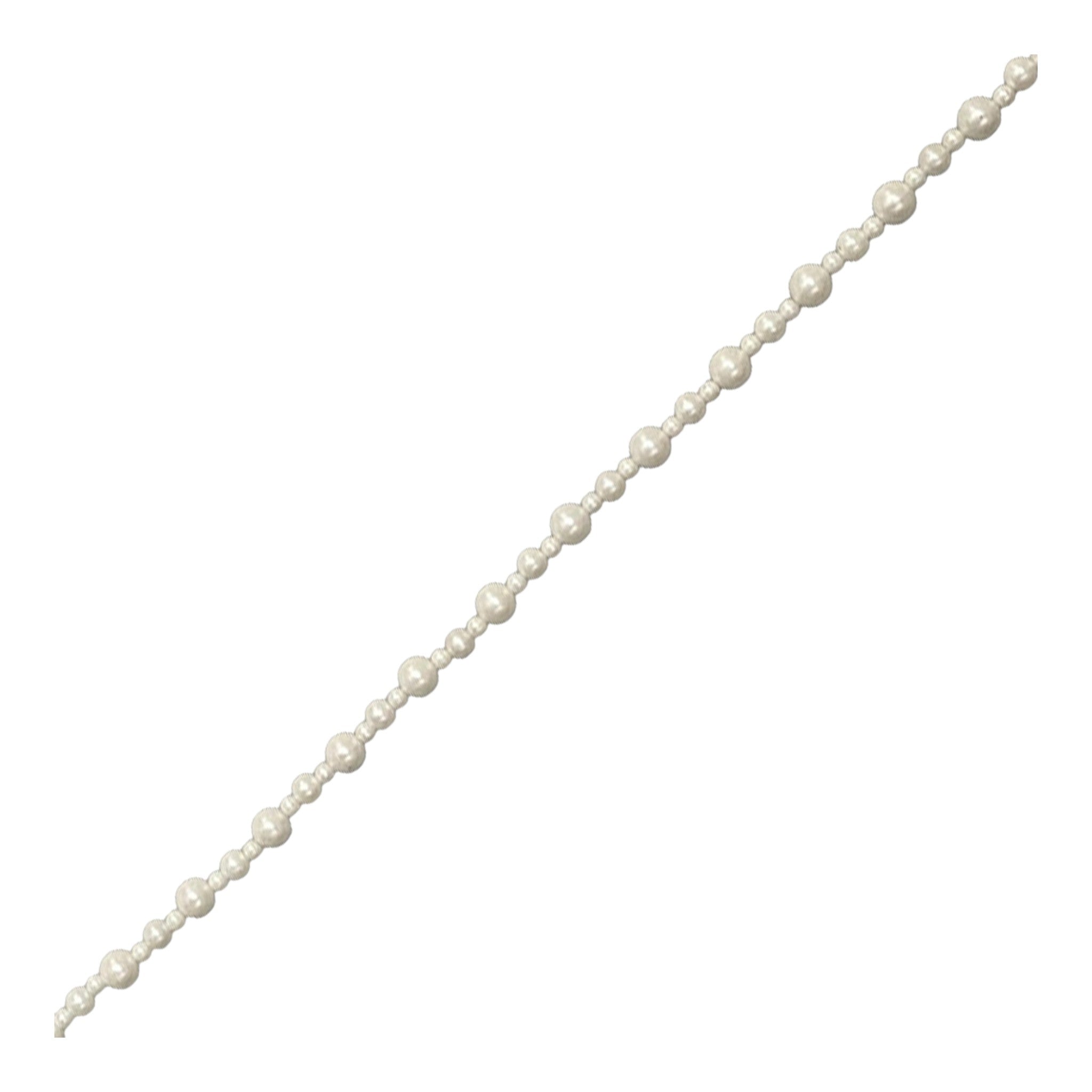 Garland Mixed Pearl Shiny White 5'