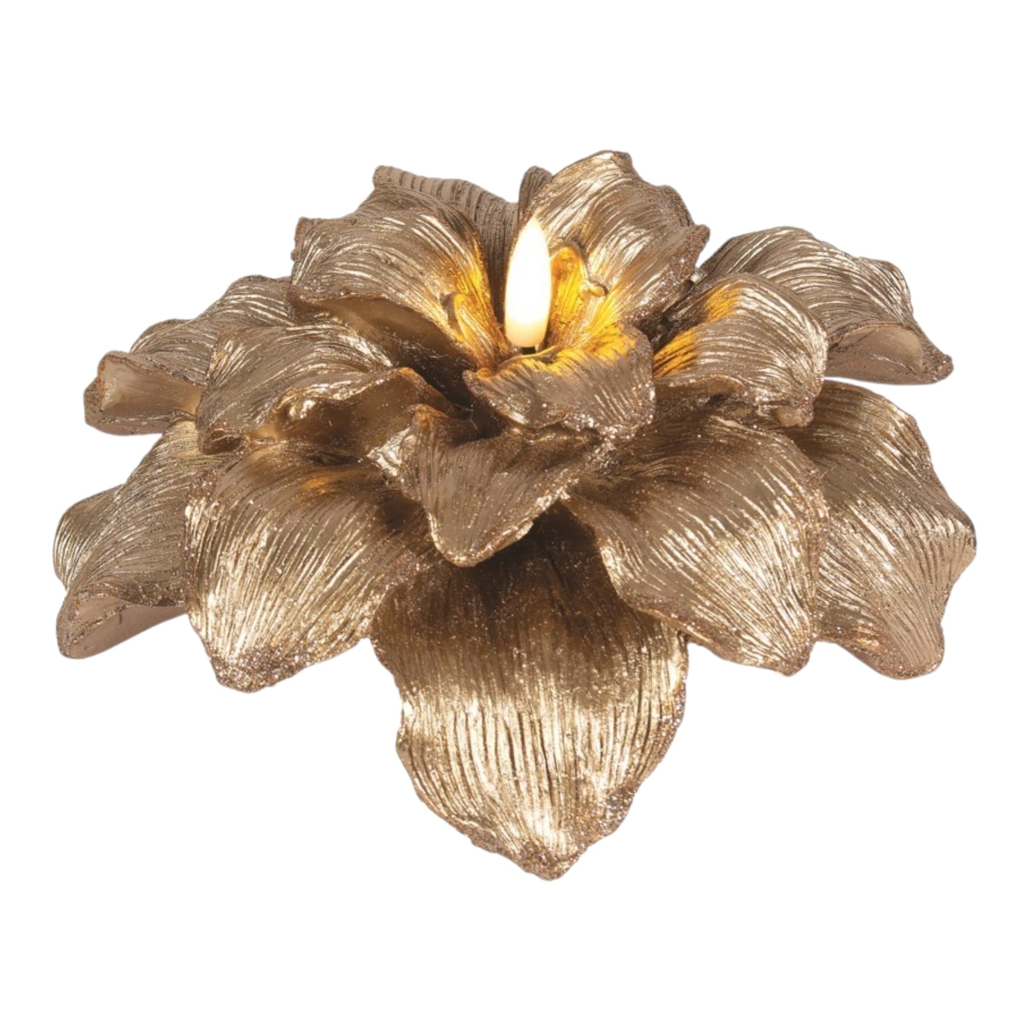 Flower Led Candle 7"