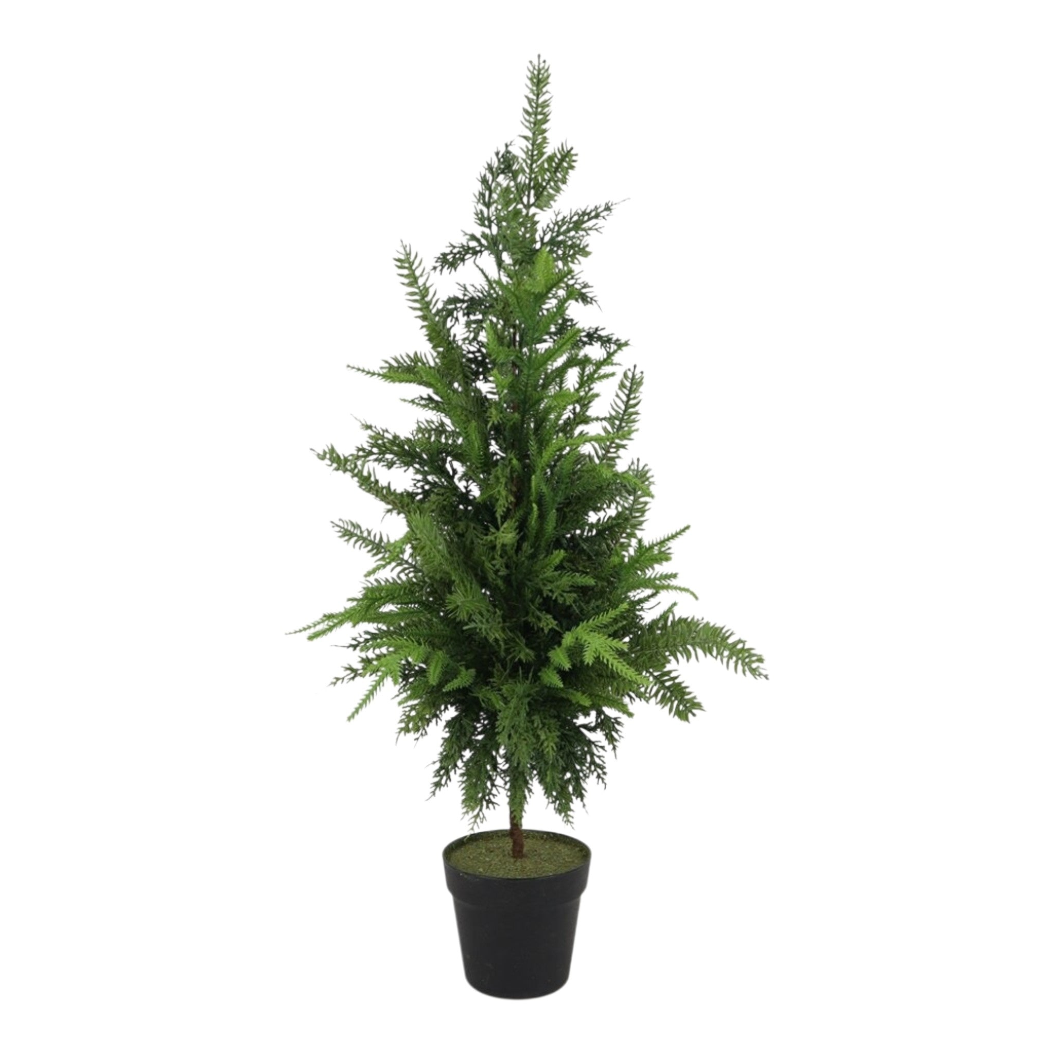 Tree Real Touch Mixed Pine Deluxe w/Black Pot