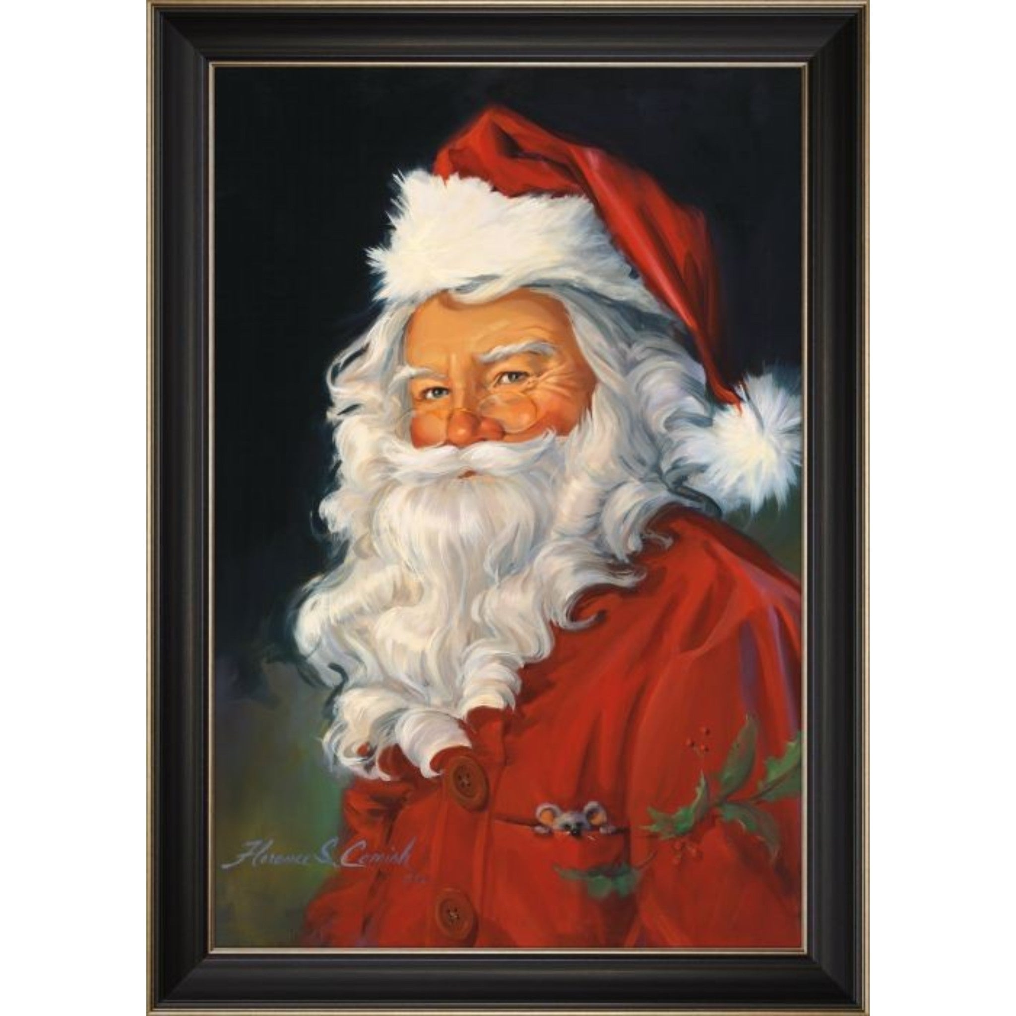Santa and Friend 24x36