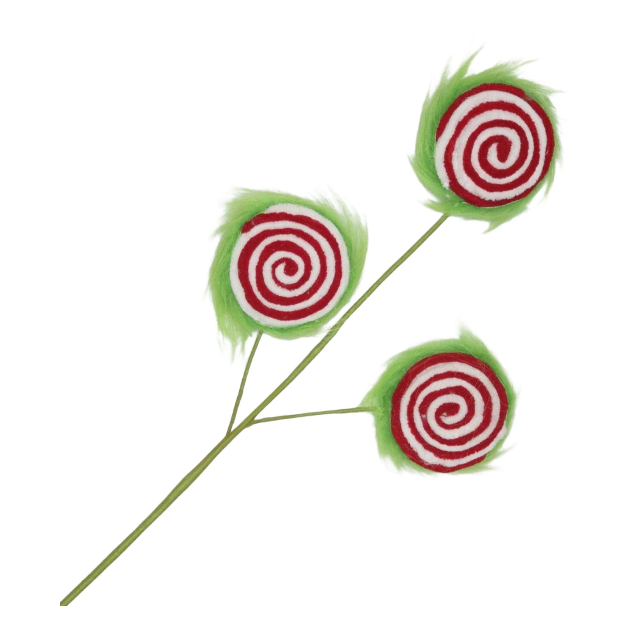 Spray Round Candy Red/Lime/White 25"