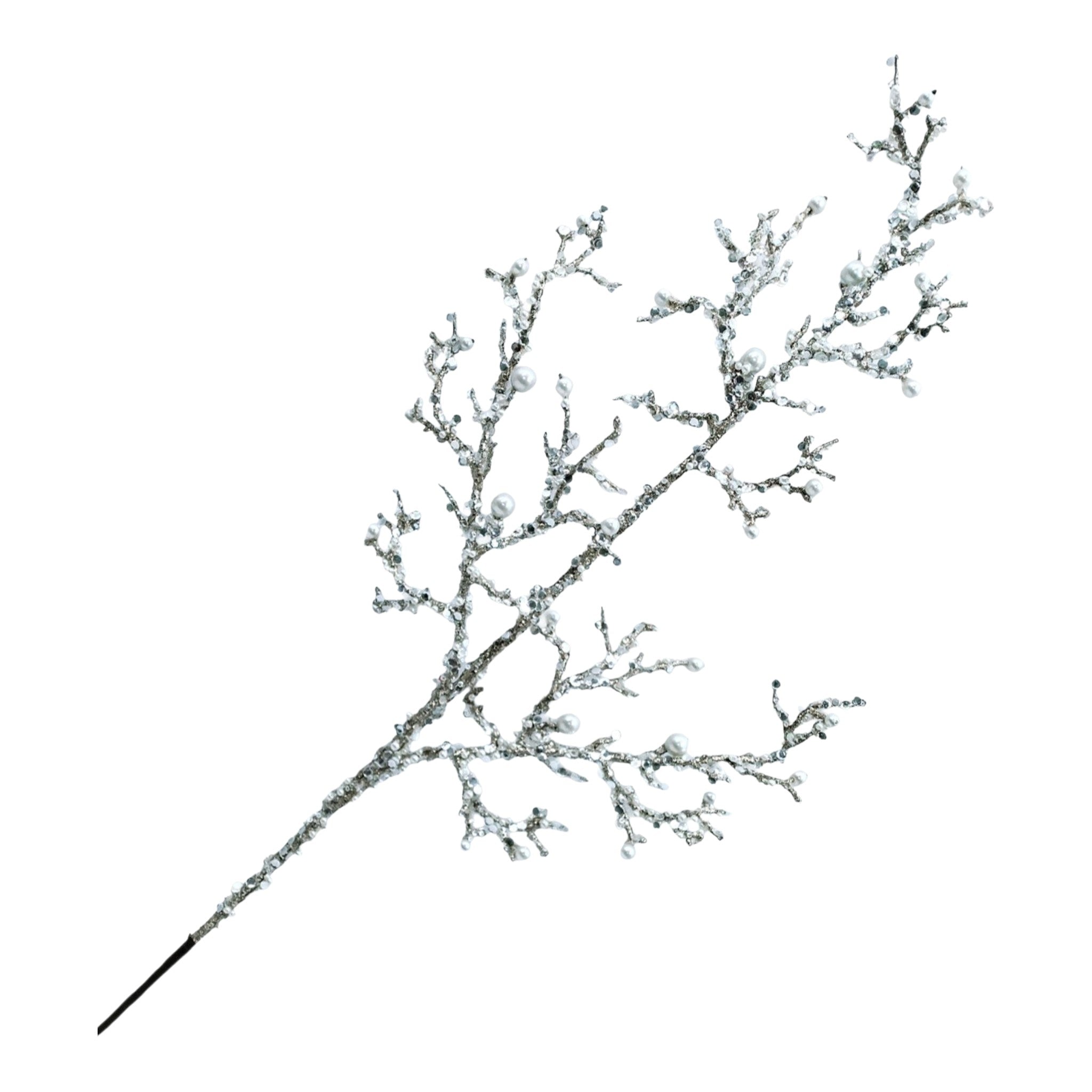 Spray Coral Champagne w/Pearls 31"