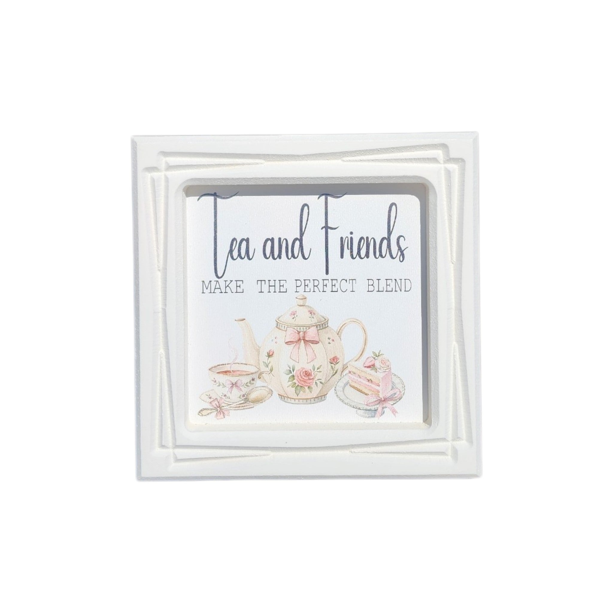 6x6 Framed Tea and Friends