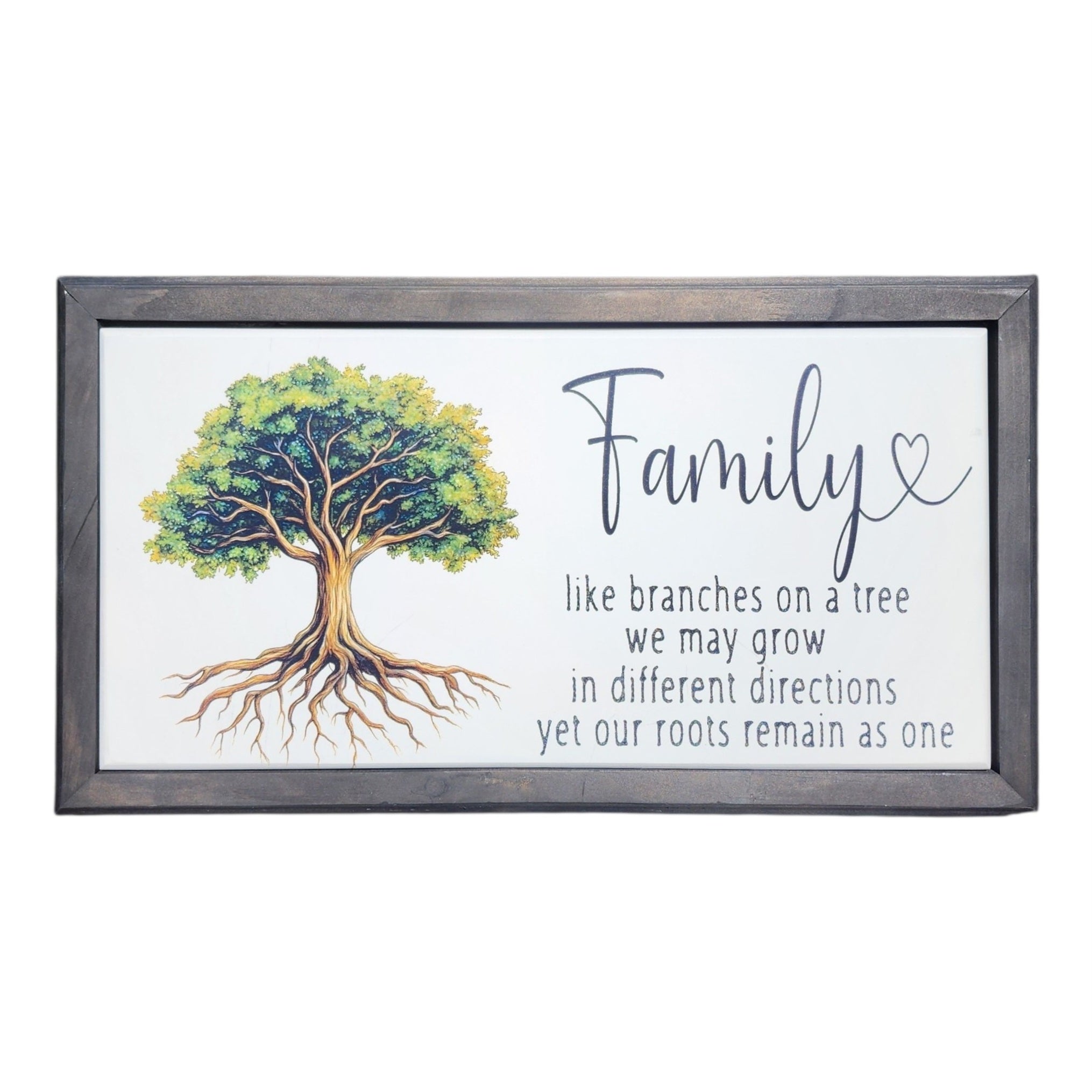 8.5x15.5 Framed Family Like Branches On A Tree