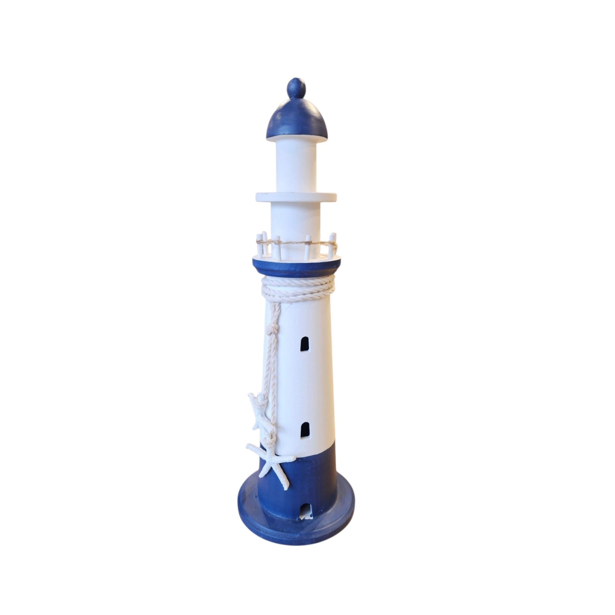 Blue & White Lighthouse