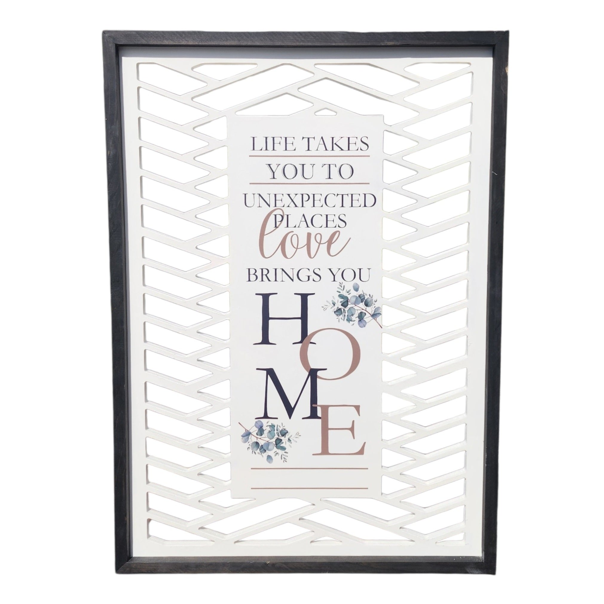 22.75x31.75 Framed Life Takes You to Unexpected Places