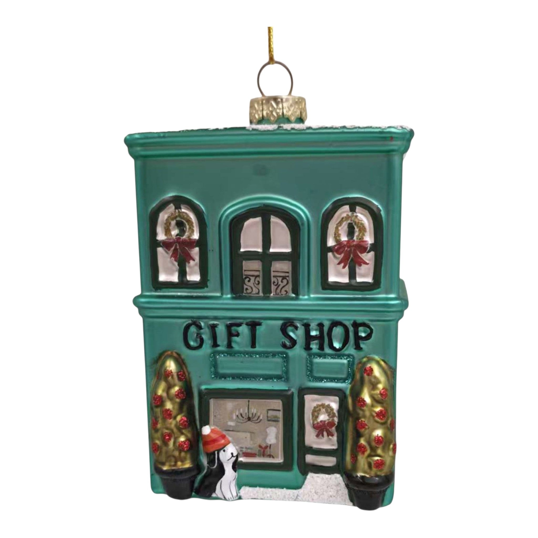 Ornament Glass Gift Shop 4"