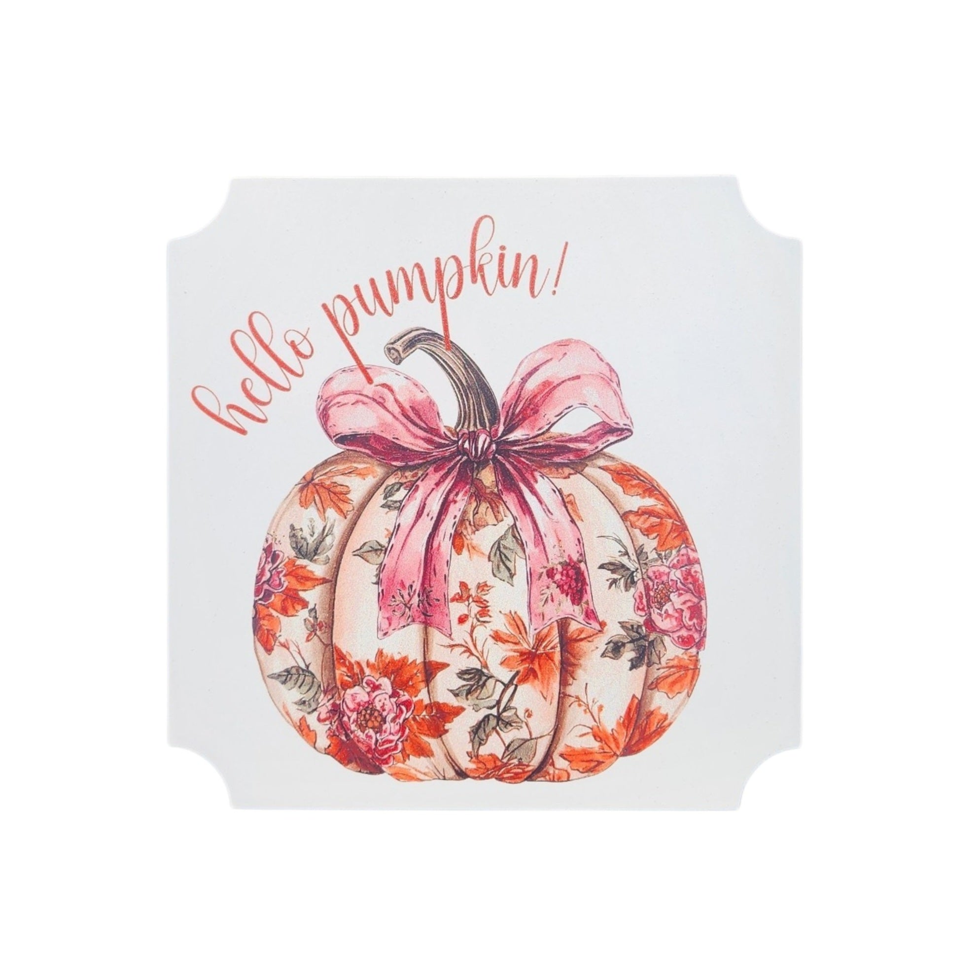 5x5 Sign Hello Pumpkin