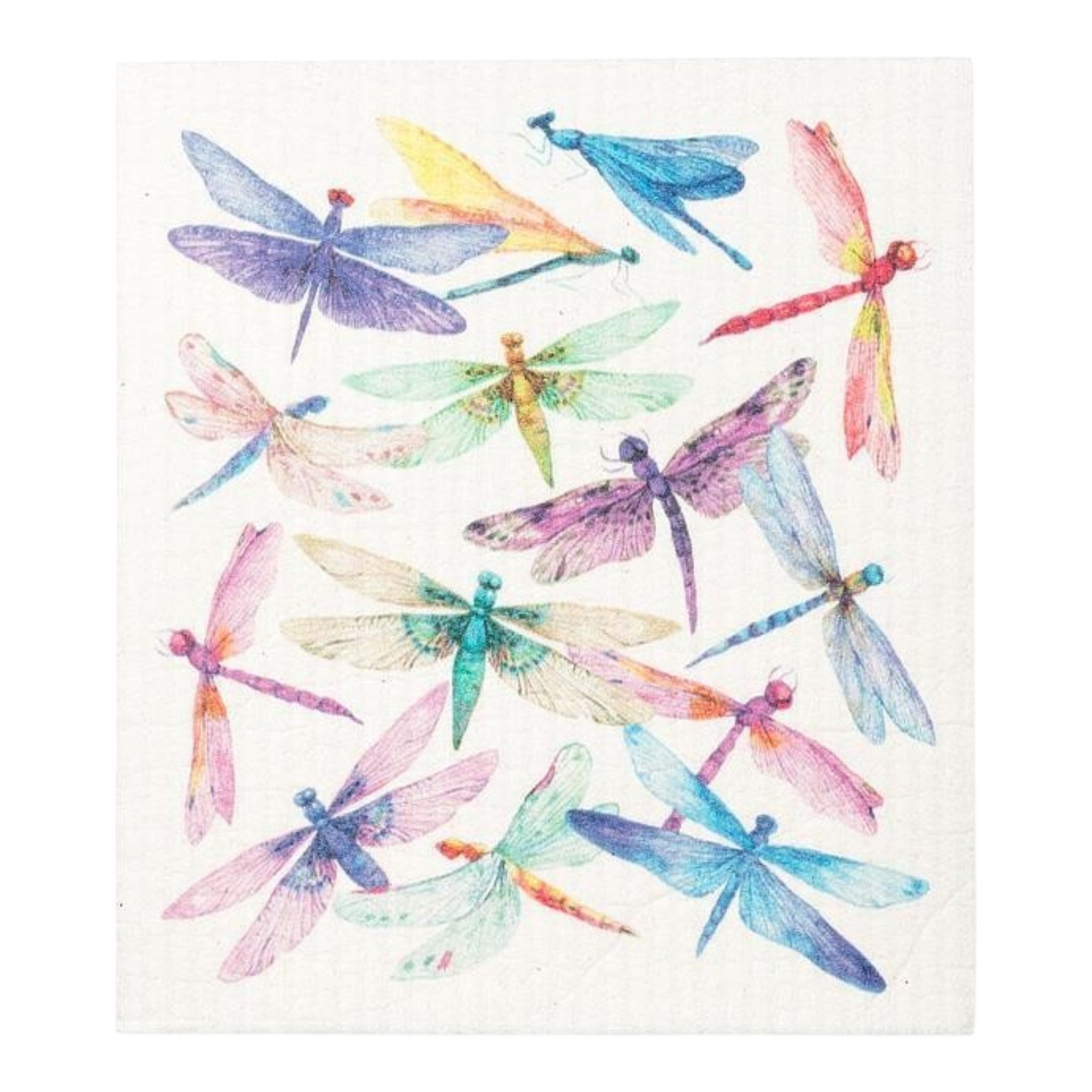 Dragonflies  Swedish Dishcloth