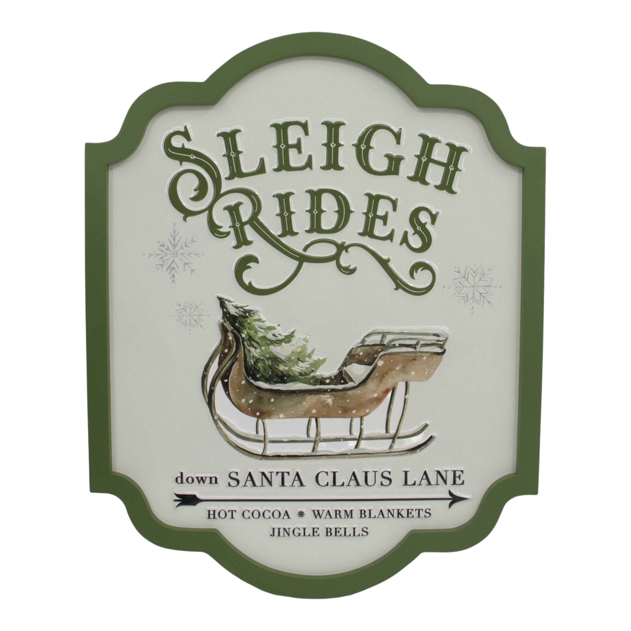 Sleigh Rides Sign 16"x20"