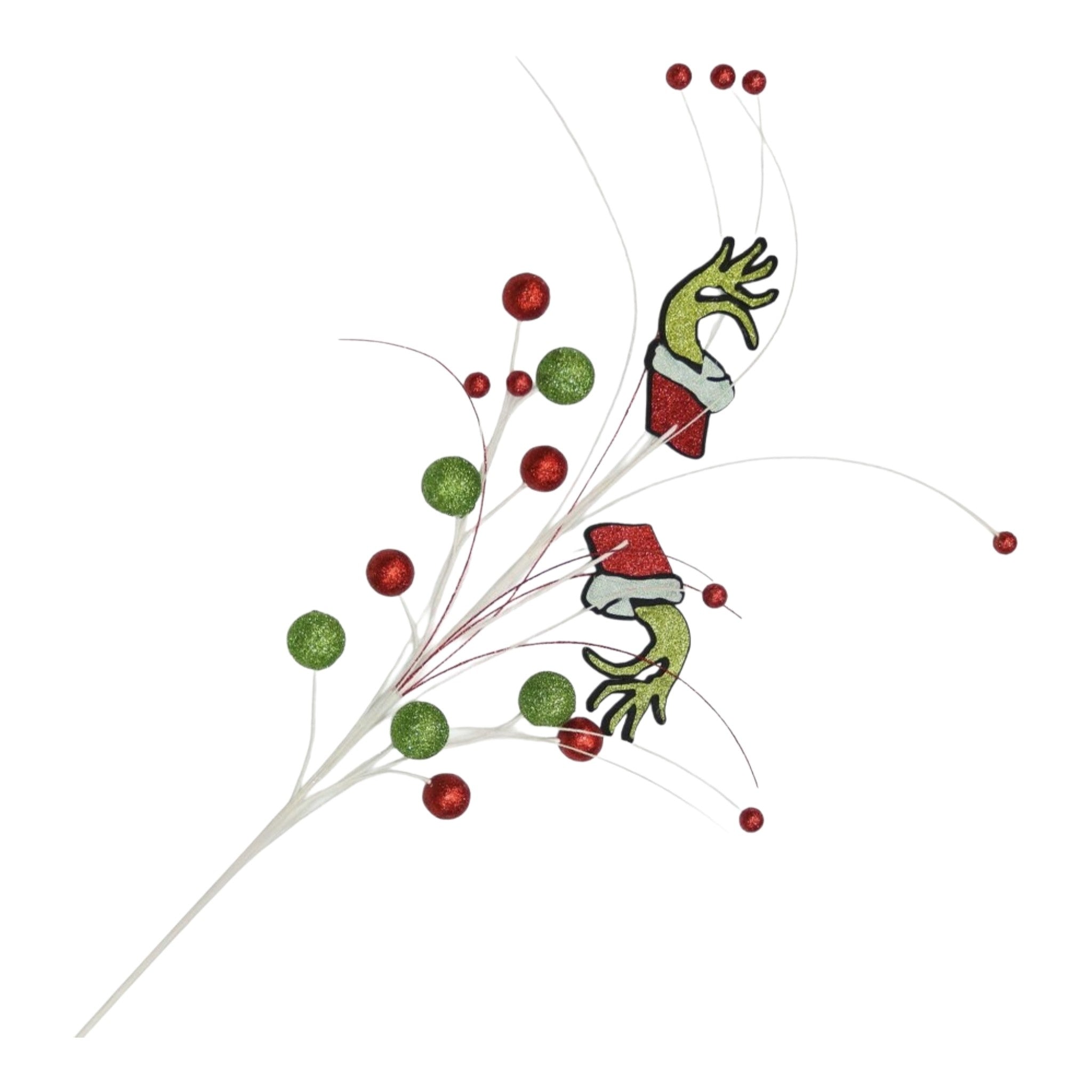 Spray Grinch Hand Red/Green/White 30"